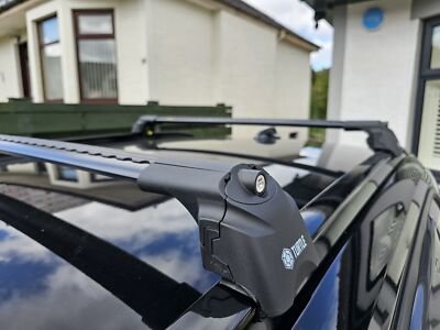 For Volvo XC40 2018–2023 Roof Rack Cross Bars Black Flush Rails Ara Atkı Turtle