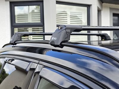 For Volvo XC40 2018–2023 Roof Rack Cross Bars Black Flush Rails Ara Atkı Turtle