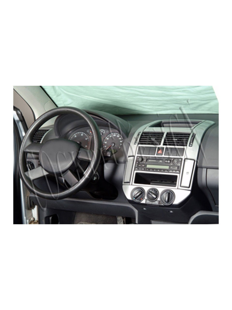 Aluminum Color Dash Trim Kit for Volkswagen Polo 2001-2005 pcs 14 Interior Panel