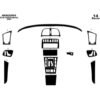Mercedes CLK Cabrio 1999-2003 Fit Interior Dash Trim Cover Kit Carbon Fiber