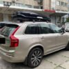 For Volvo XC90 2015-2023 Roof Rack Cross Bars Silver Flush Rails Ara Atkı Turtle