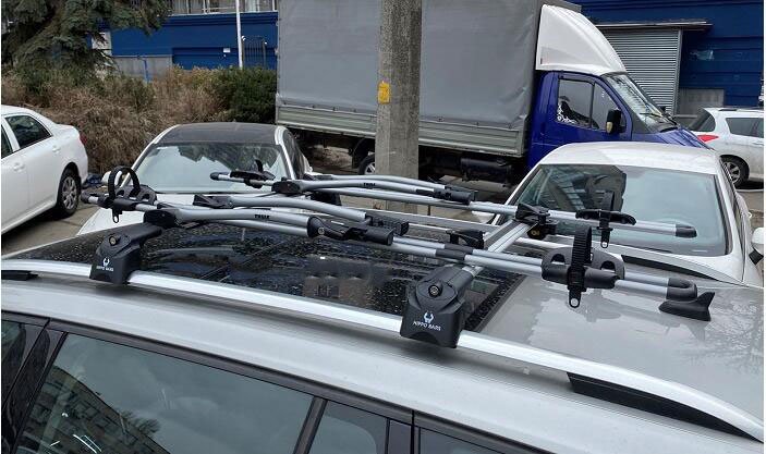 For Volkswagen Golf Variant Mk7-5G 2012-2023 Roof Rack Cross Bars Black Flush Rails Ara Atkı Turtle