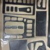 Mercedes CLK Cabrio 1999-2003 Fit Interior Dash Trim Cover Kit Carbon Fiber