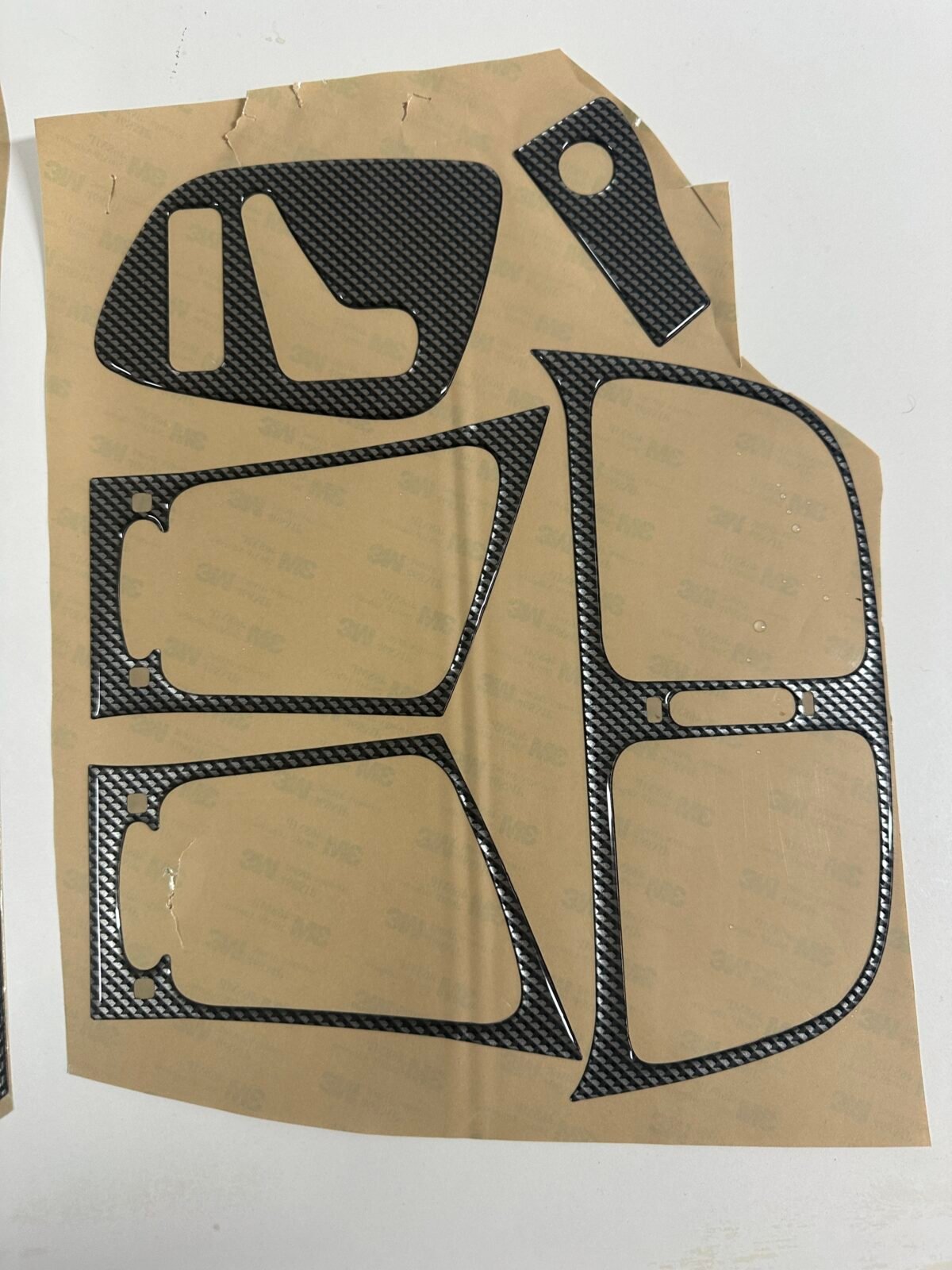 Mercedes CLK Cabrio 1999-2003 Fit Interior Dash Trim Cover Kit Carbon Fiber