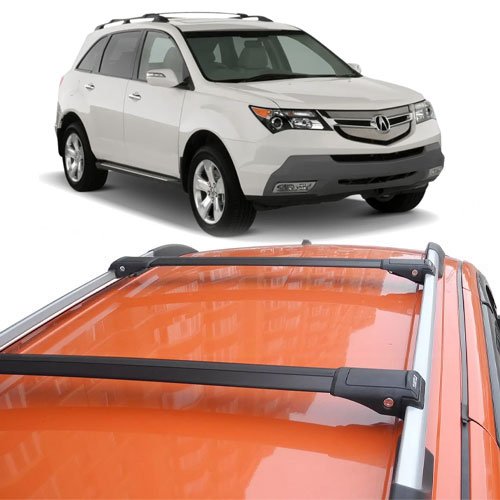Acura MDX (YD2) 2007-2013 for Roof Rack Cross Bars Black