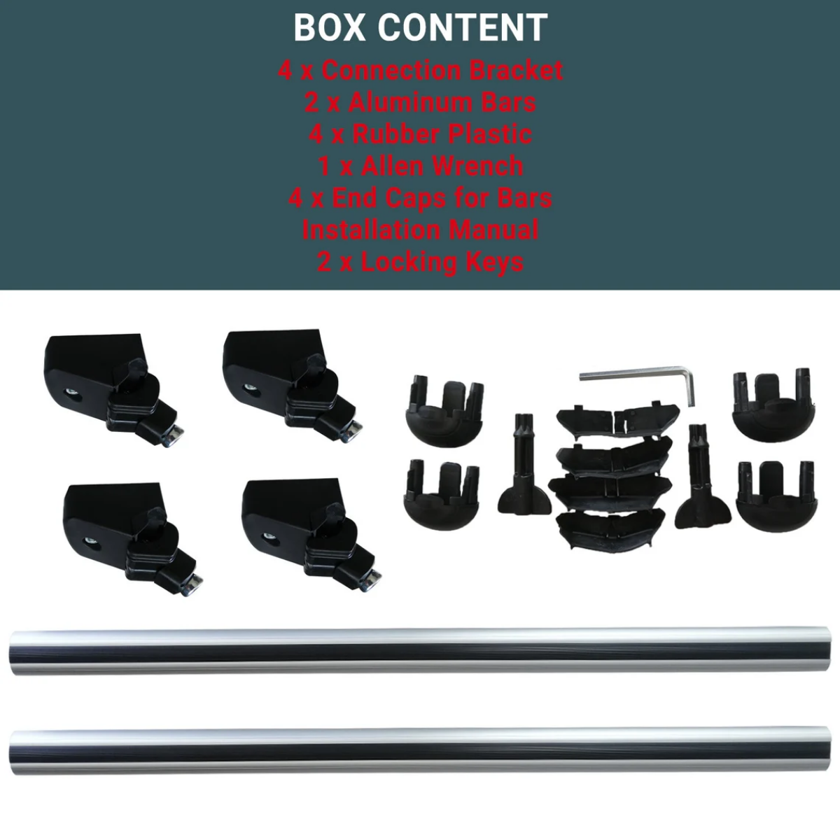 Mitsubishi Outlander PHEV 2022-2024 Roof Rack Cross Bars Flush-mounted Rails Kanca Model