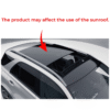 Mitsubishi Outlander PHEV 2022-2024 Roof Rack Cross Bars Flush-mounted Rails Kanca Model