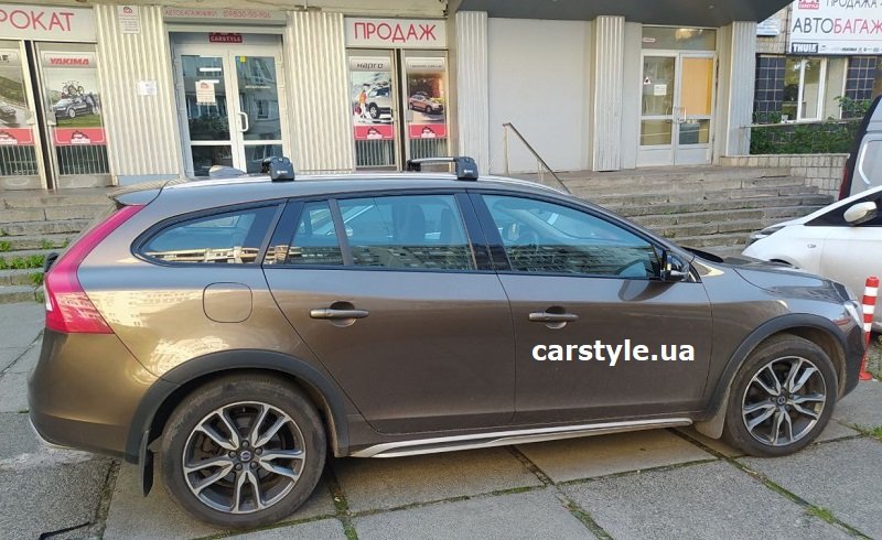 For Volvo V60 2011-2018 Roof Rack Cross Bars Black Flush Rails Ara Atkı Turtle