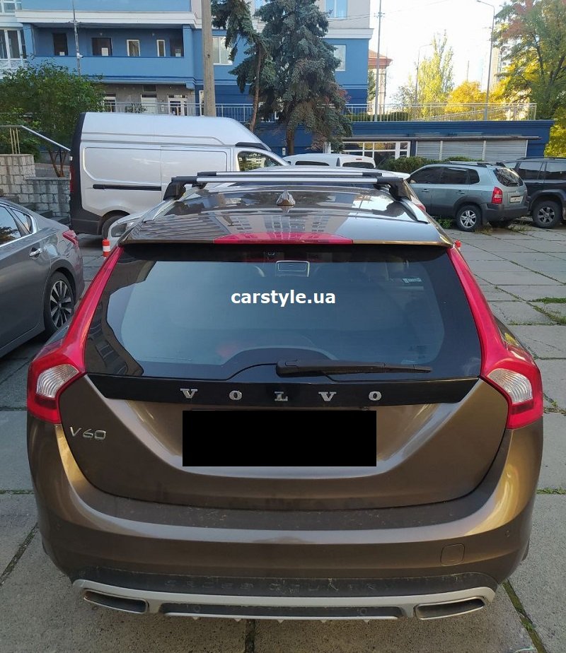 For Volvo V60 2011-2018 Roof Rack Cross Bars Black Flush Rails Ara Atkı Turtle