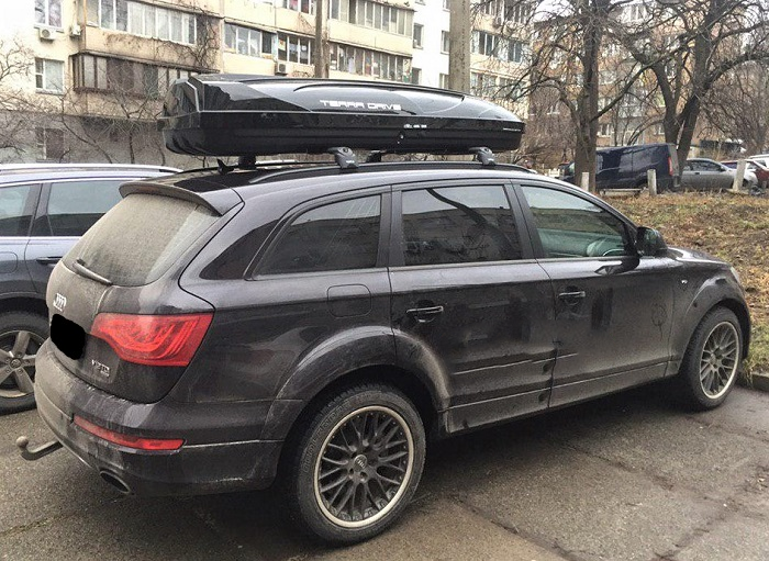 audi q7 roof rack cross bars