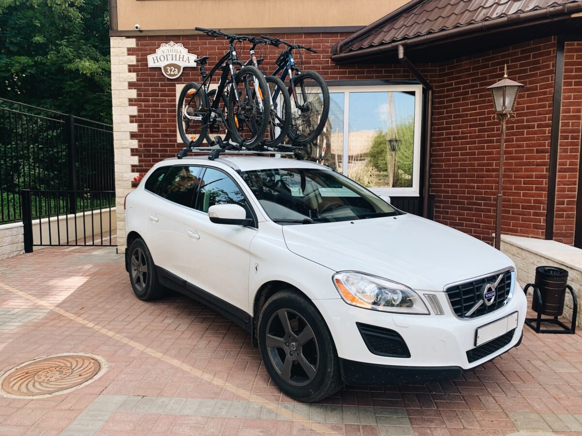 For Volvo XC60 2018-2023 Roof Rack Cross Bars Black Flush Rails Ara Atkı Turtle